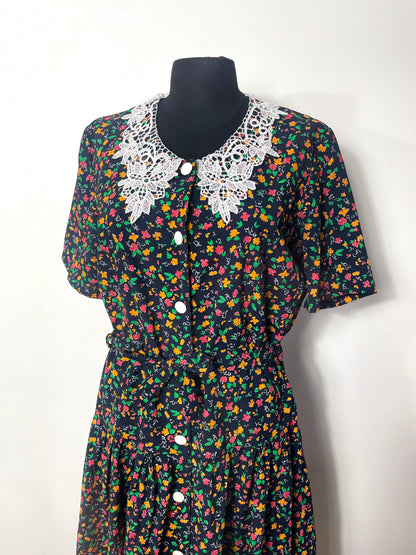 Robe 90s à fleurs