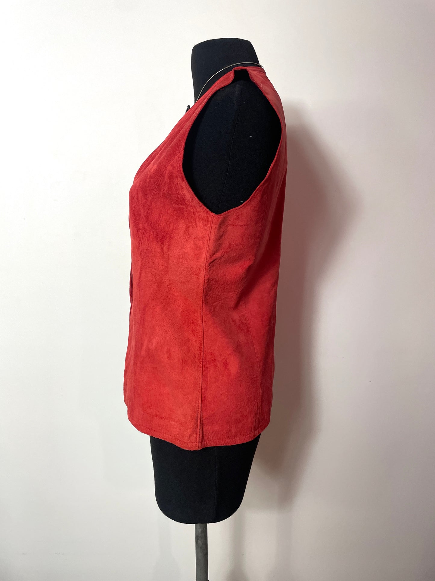 Gilet vintage en daim