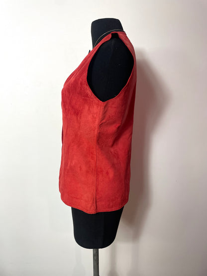 Gilet vintage en daim