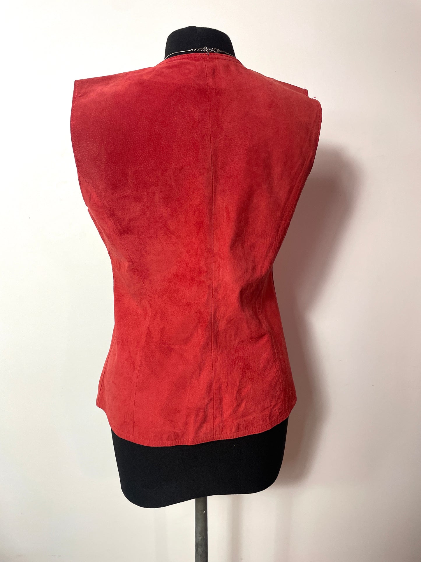 Gilet vintage en daim