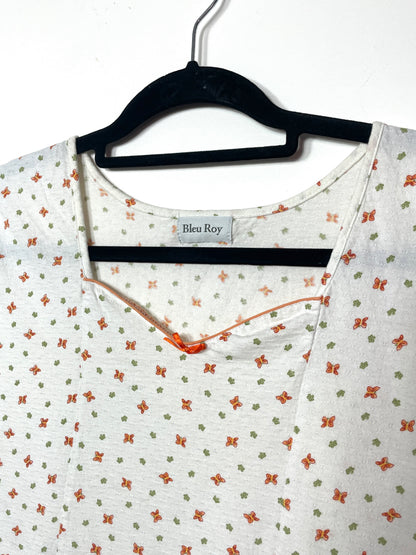 Débardeur 90s à fleurs