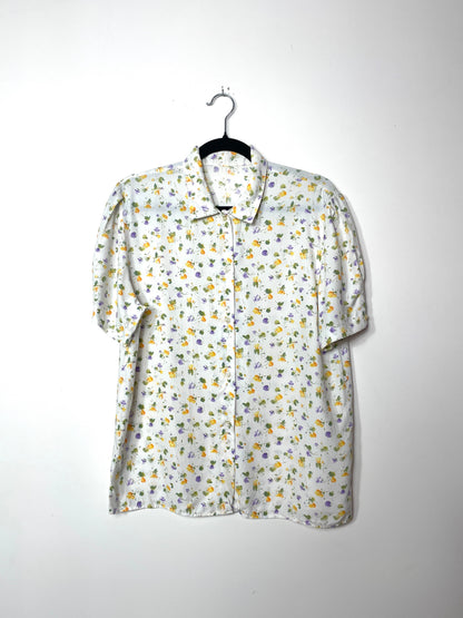 Chemise 90s à fleurs