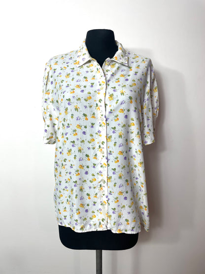 Chemise 90s à fleurs