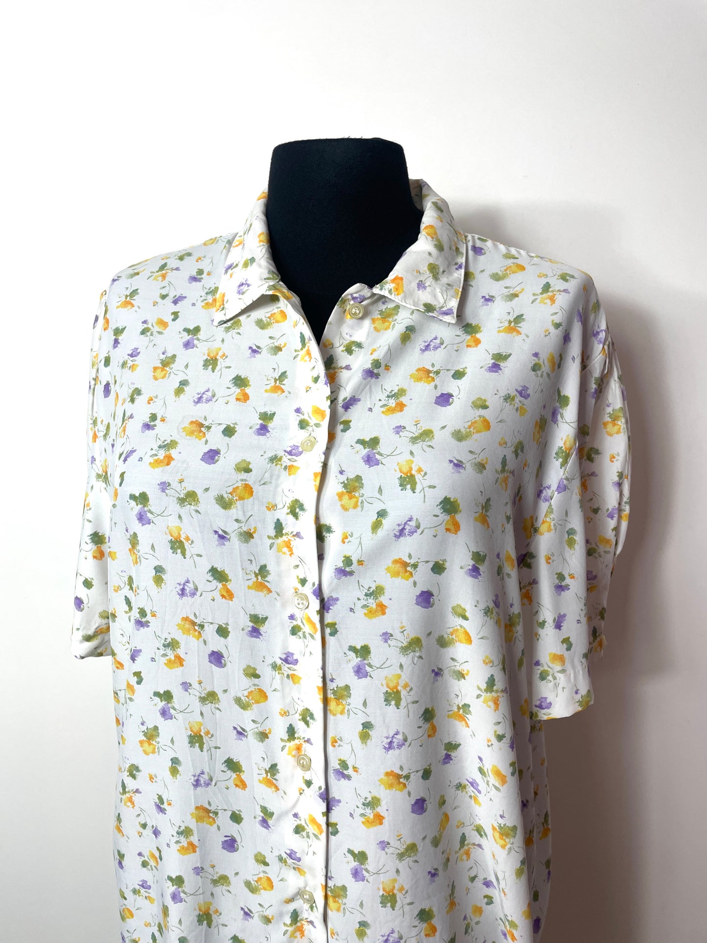 Chemise 90s à fleurs