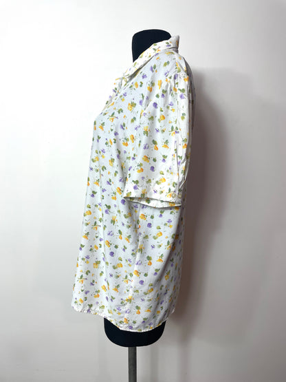 Chemise 90s à fleurs
