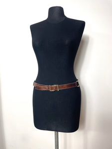 Ceinture en python marron