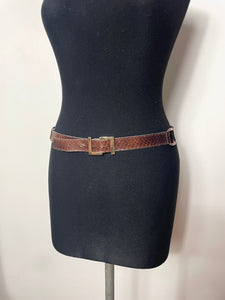 Ceinture en python marron