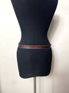 Ceinture en python marron