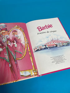 Livre Barbie écuyère de cirque 1995