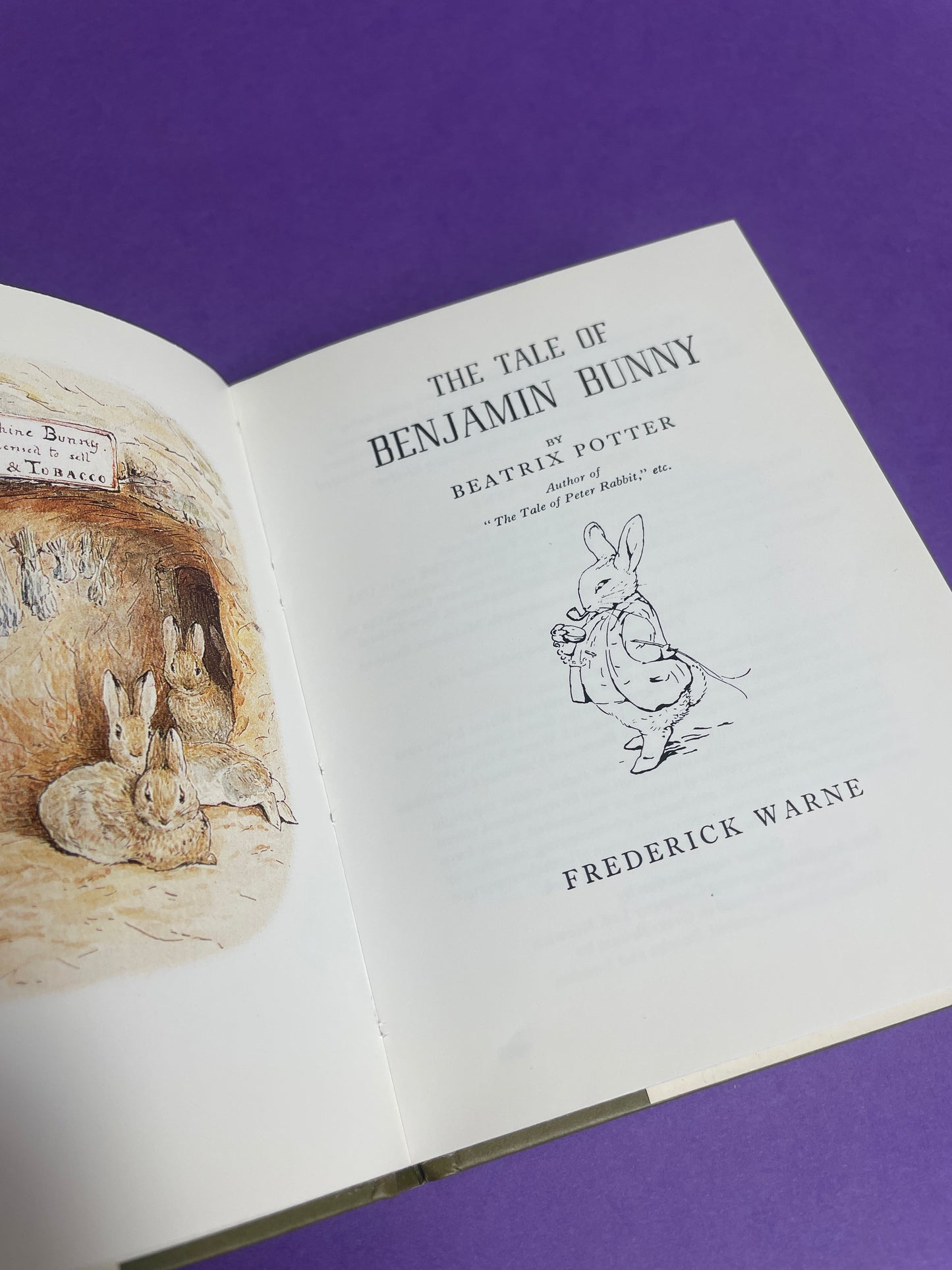 Beatrix Potter, The Tale of Benjamin Bunny 80s