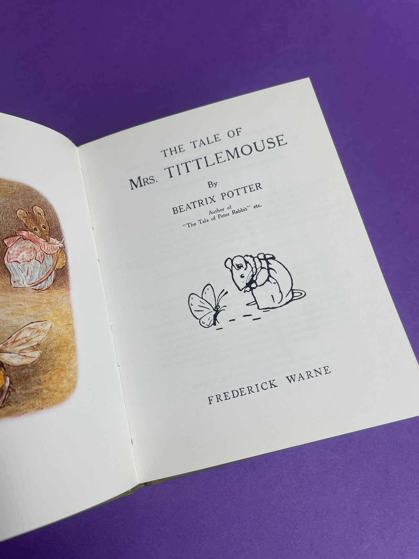 Beatrix Potter, The Tale of Mrs Tittlemouse 80s