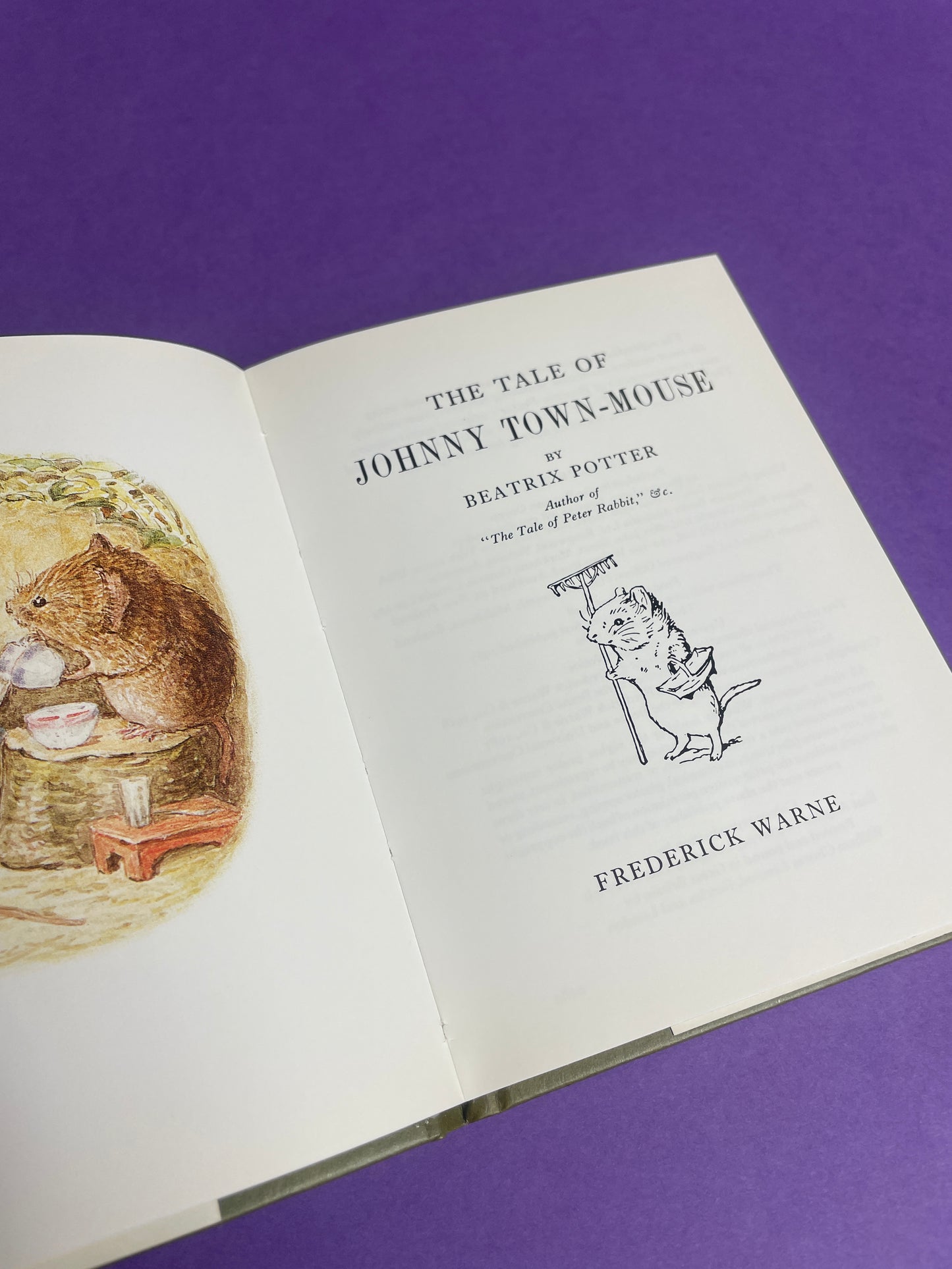 Beatrix Potter, The Tale of Johnny Town-Mouse 80s