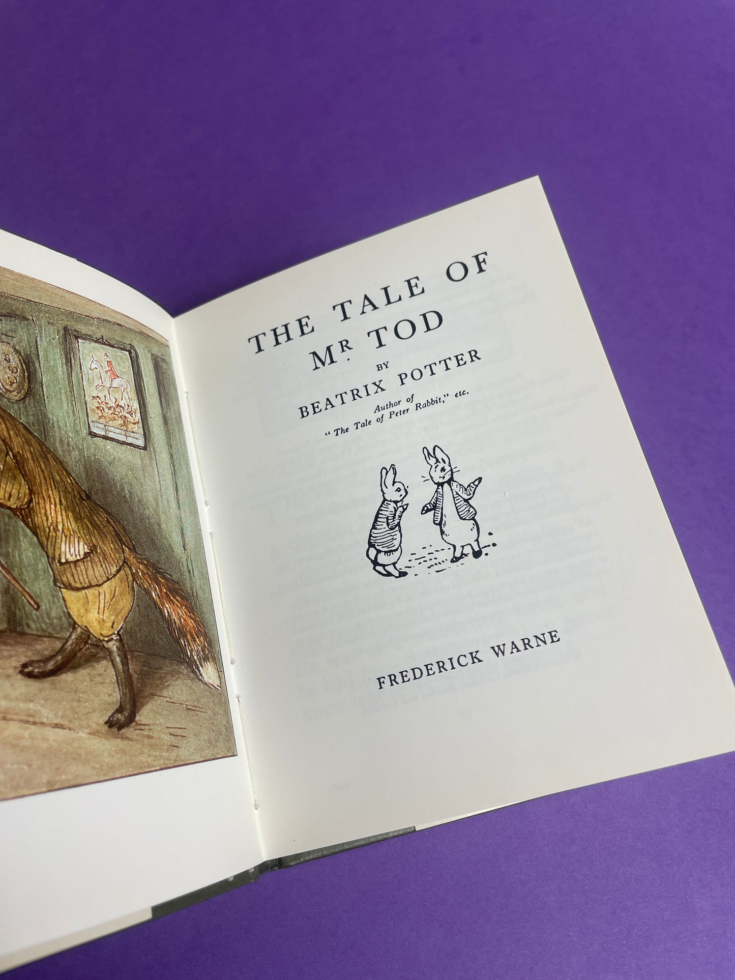 Beatrix Potter, The Tale of Mr Tod 80s