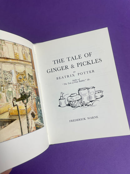 Beatrix Potter, The Tale of Ginger and Pickles 80s