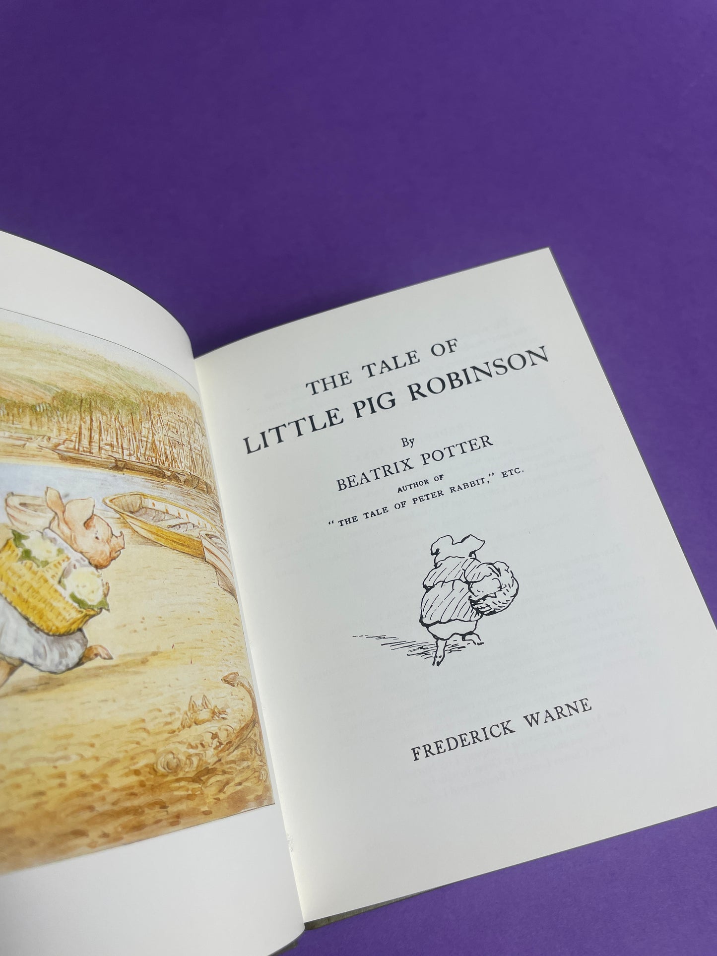 Beatrix Potter, The Tale of Little Pig Robinson 80s