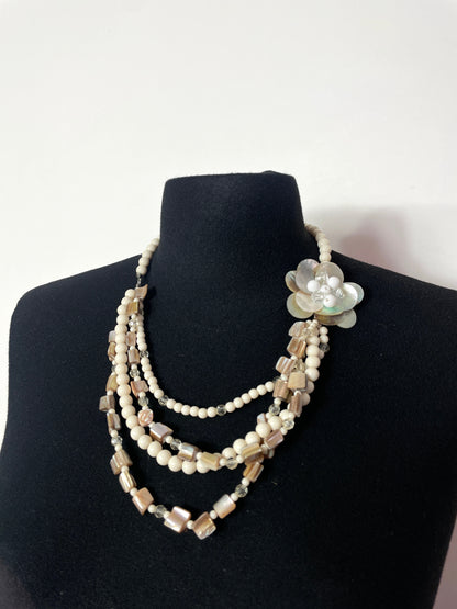 Collier y2k fleur