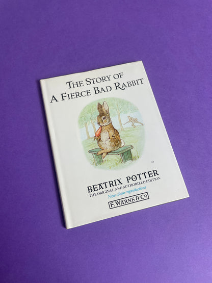 Beatrix Potter, The Story of A Fierce Bad Rabbit 80s