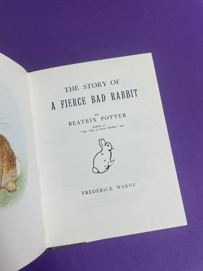 Beatrix Potter, The Story of A Fierce Bad Rabbit 80s