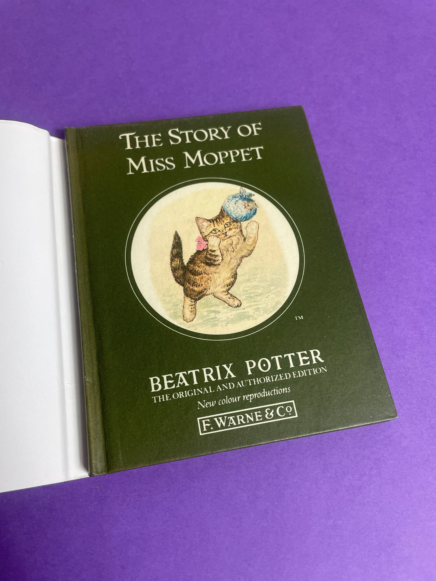 Beatrix Potter, The story of Miss Moppet 80s