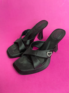 Mules 90s en satin