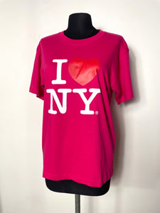 T-shirt New York rose S/M