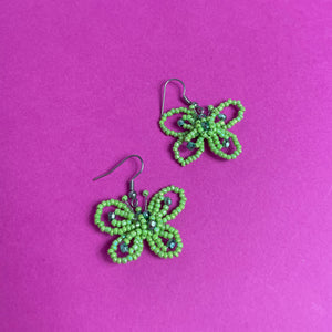 Boucles d'oreilles papillons