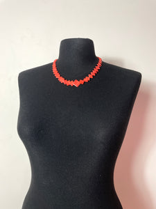 Collier 80s orange