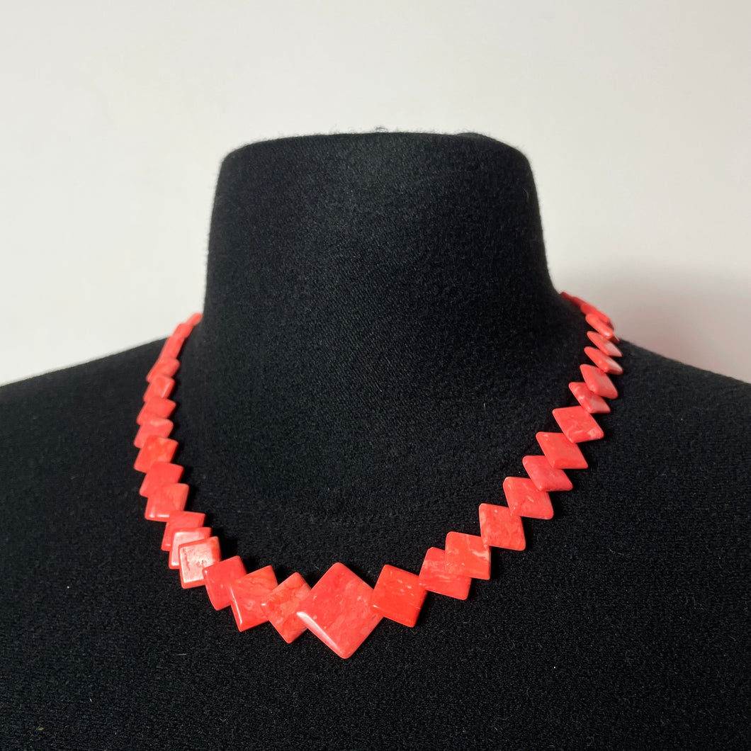 Collier 80s orange