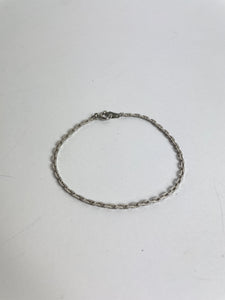 Bracelet fin argenté
