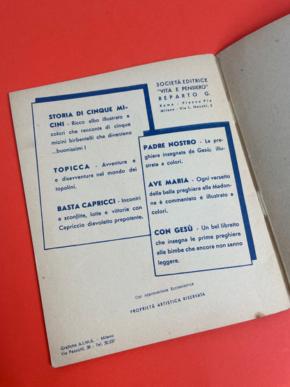 Livre vintage italien 1950