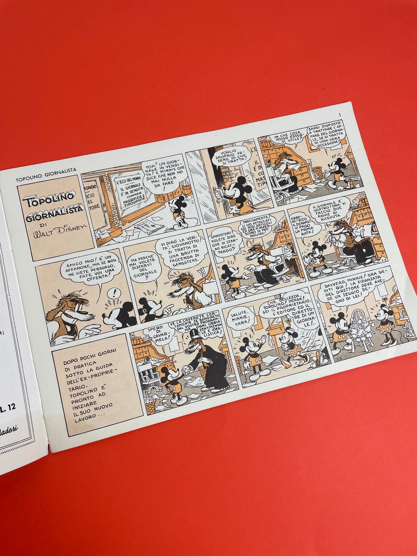 Bande-dessinée Topolino 80s