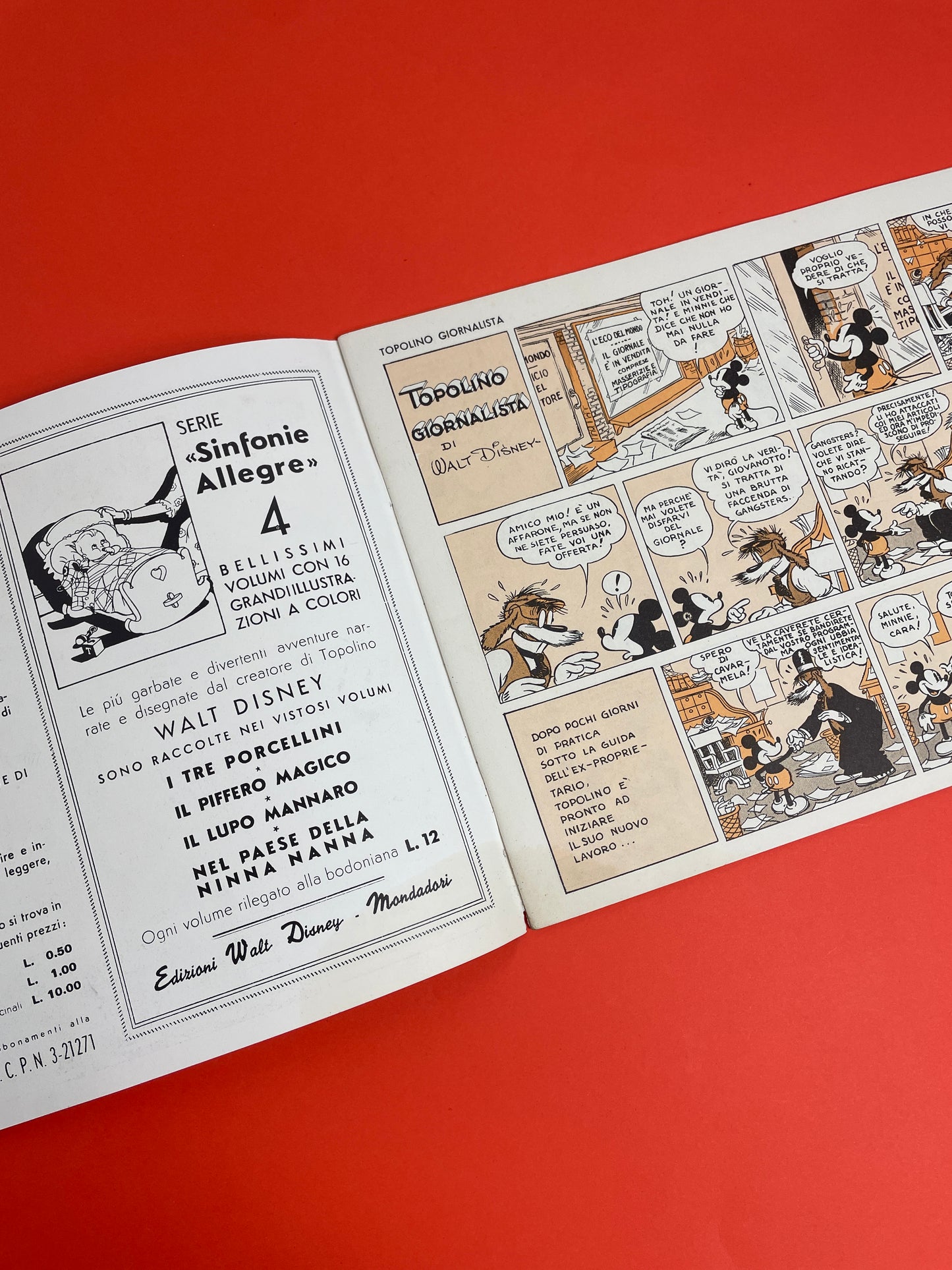 Bande-dessinée Topolino 80s