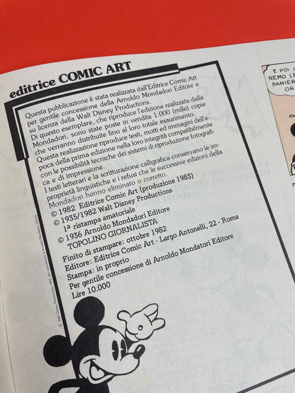 Bande-dessinée Topolino 80s