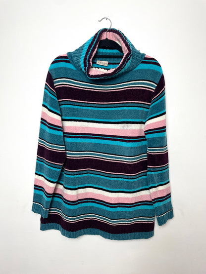 Col roulé maille chenille