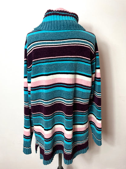 Col roulé maille chenille