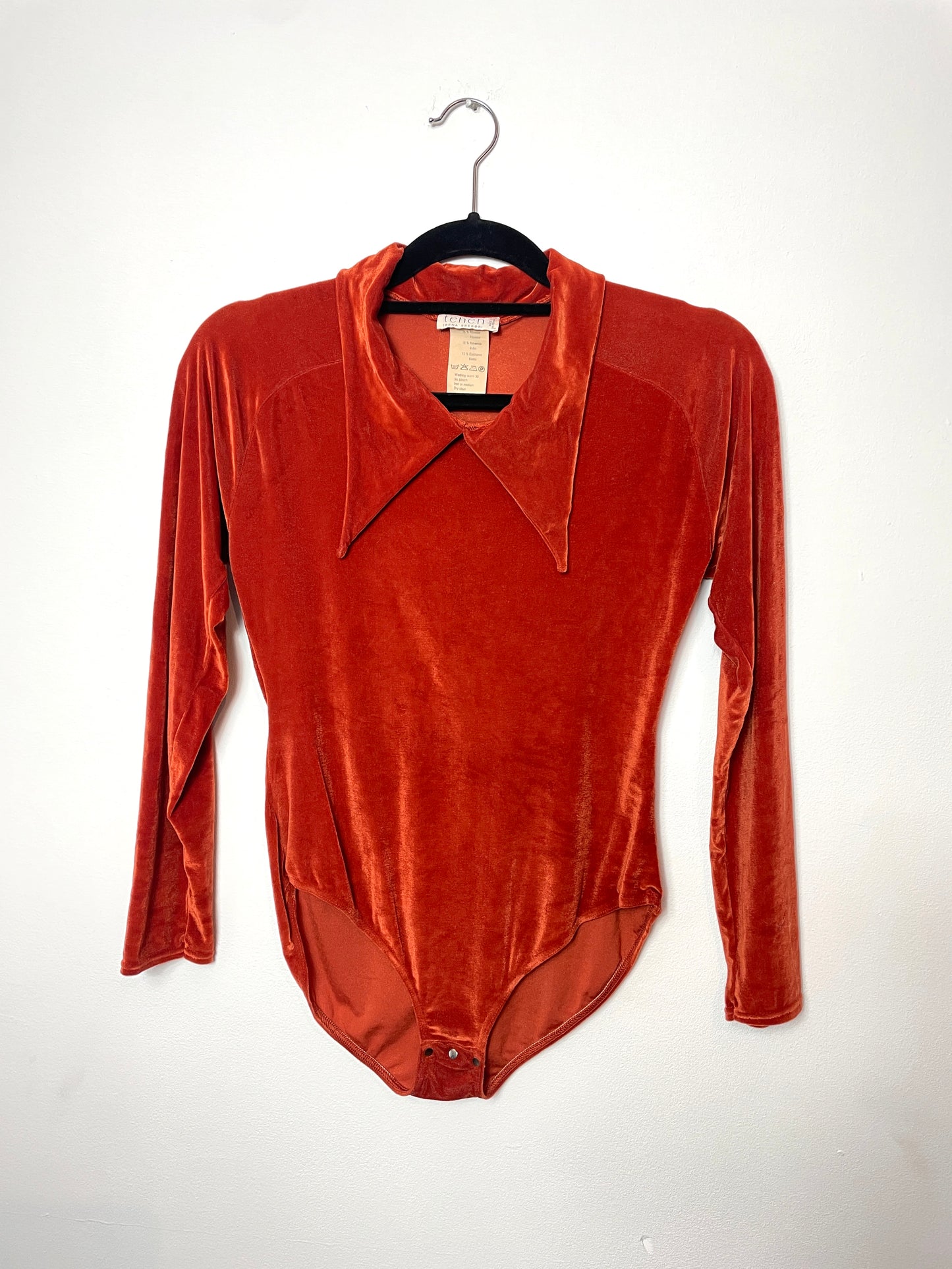 Body vintage en velours