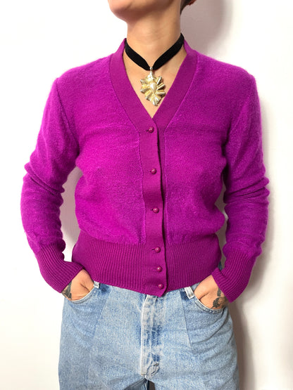 Cardigan vintage en laine