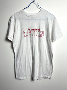 T-shirt Le monde du tennis 70/80s