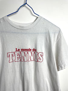 T-shirt Le monde du tennis 70/80s