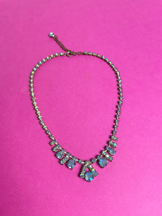 Collier à strass 50s