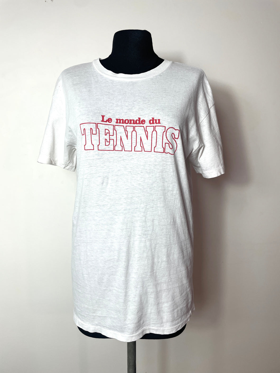 T-shirt Le monde du tennis 70/80s