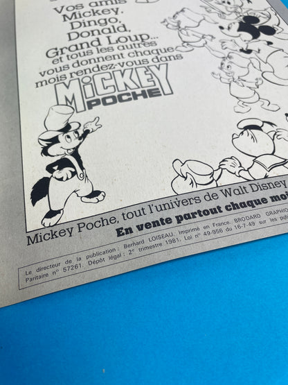 Journal de Mickey géant 1981