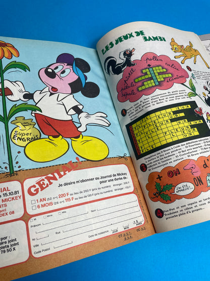Journal de Mickey géant 1981