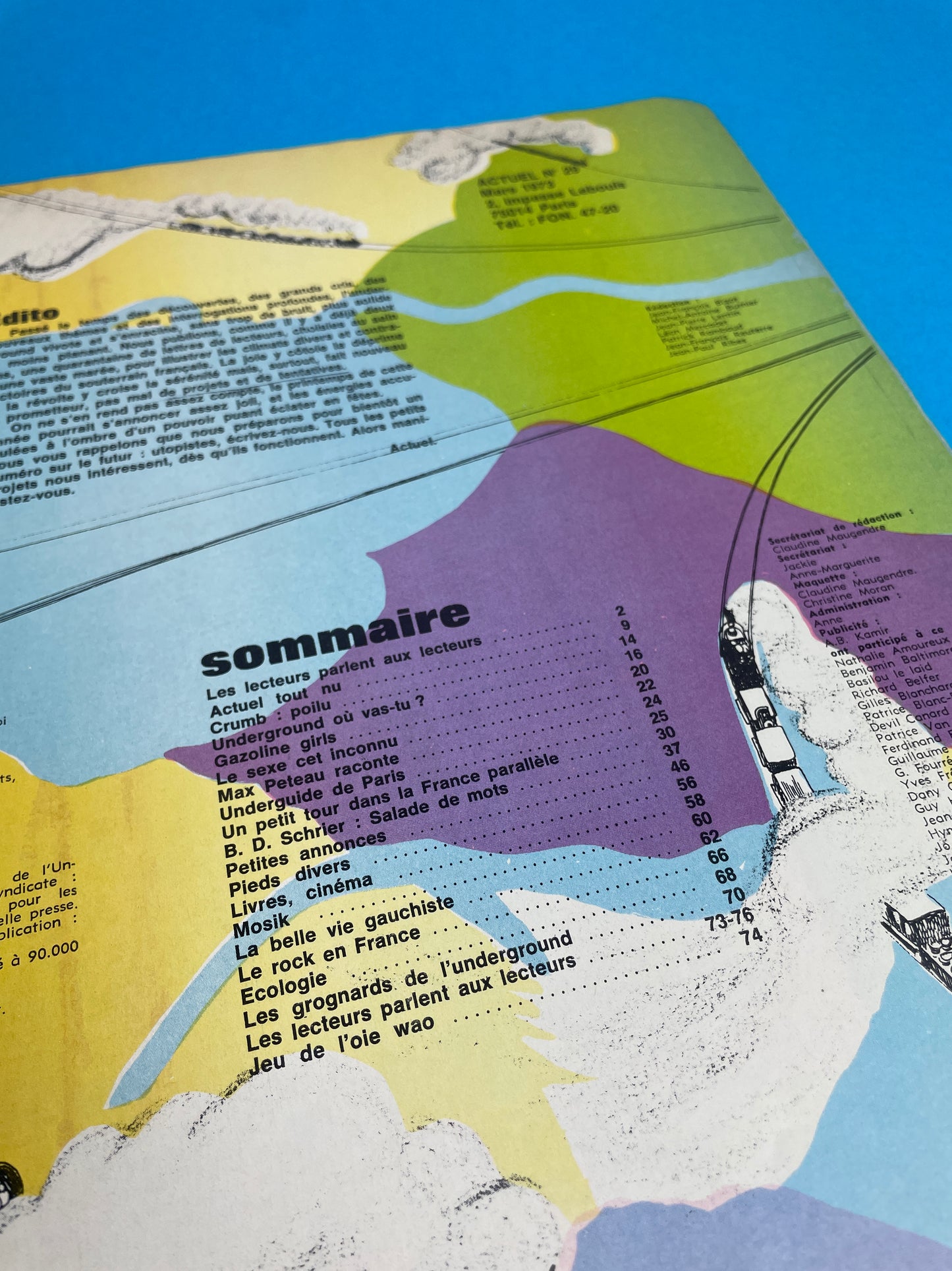 Magazine Actuel Mars 1973