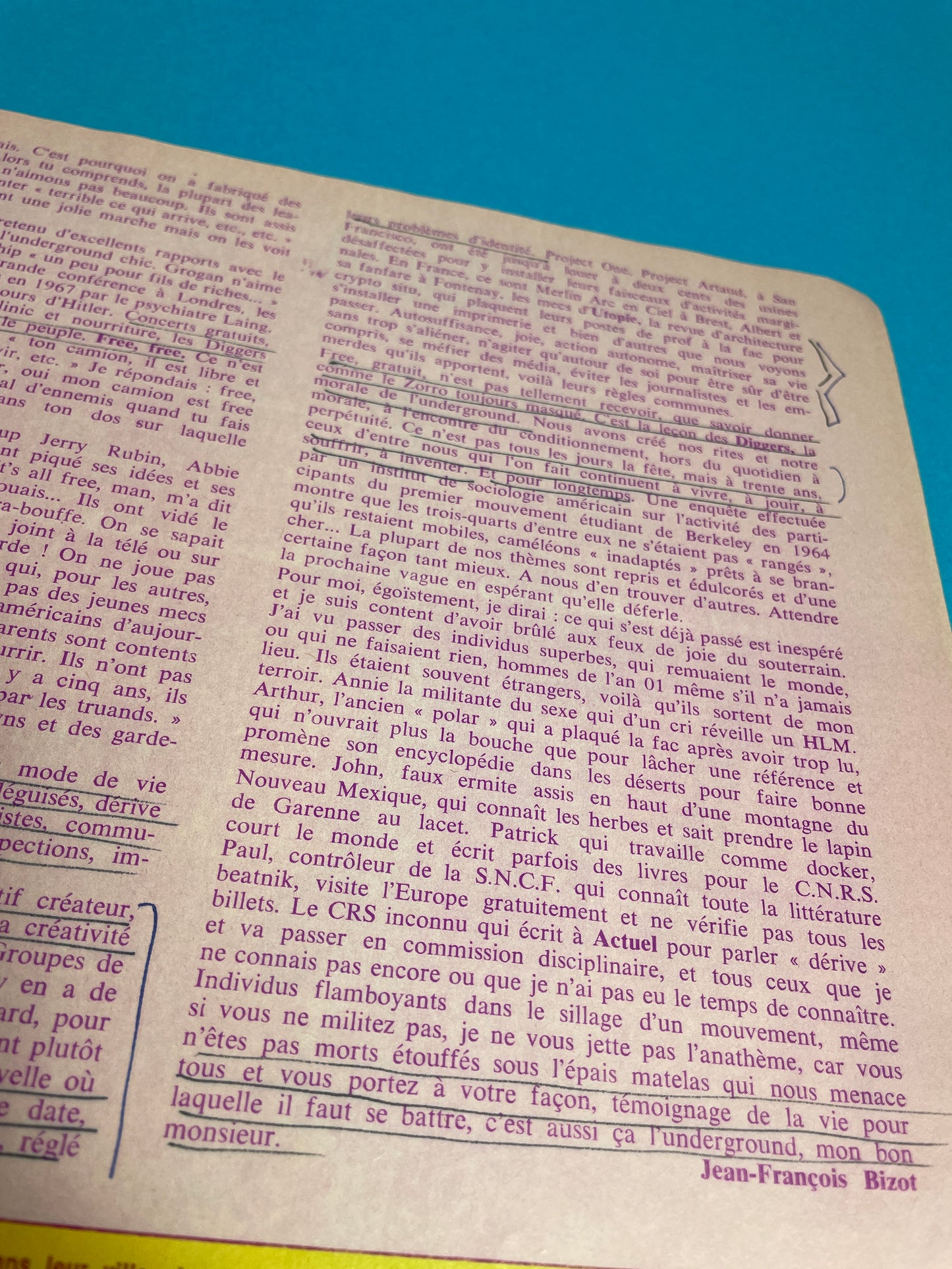 Magazine Actuel Mars 1973