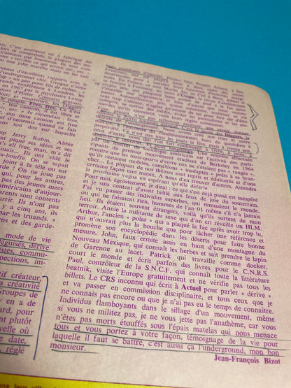 Magazine Actuel Mars 1973