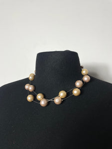 Collier 90's perles