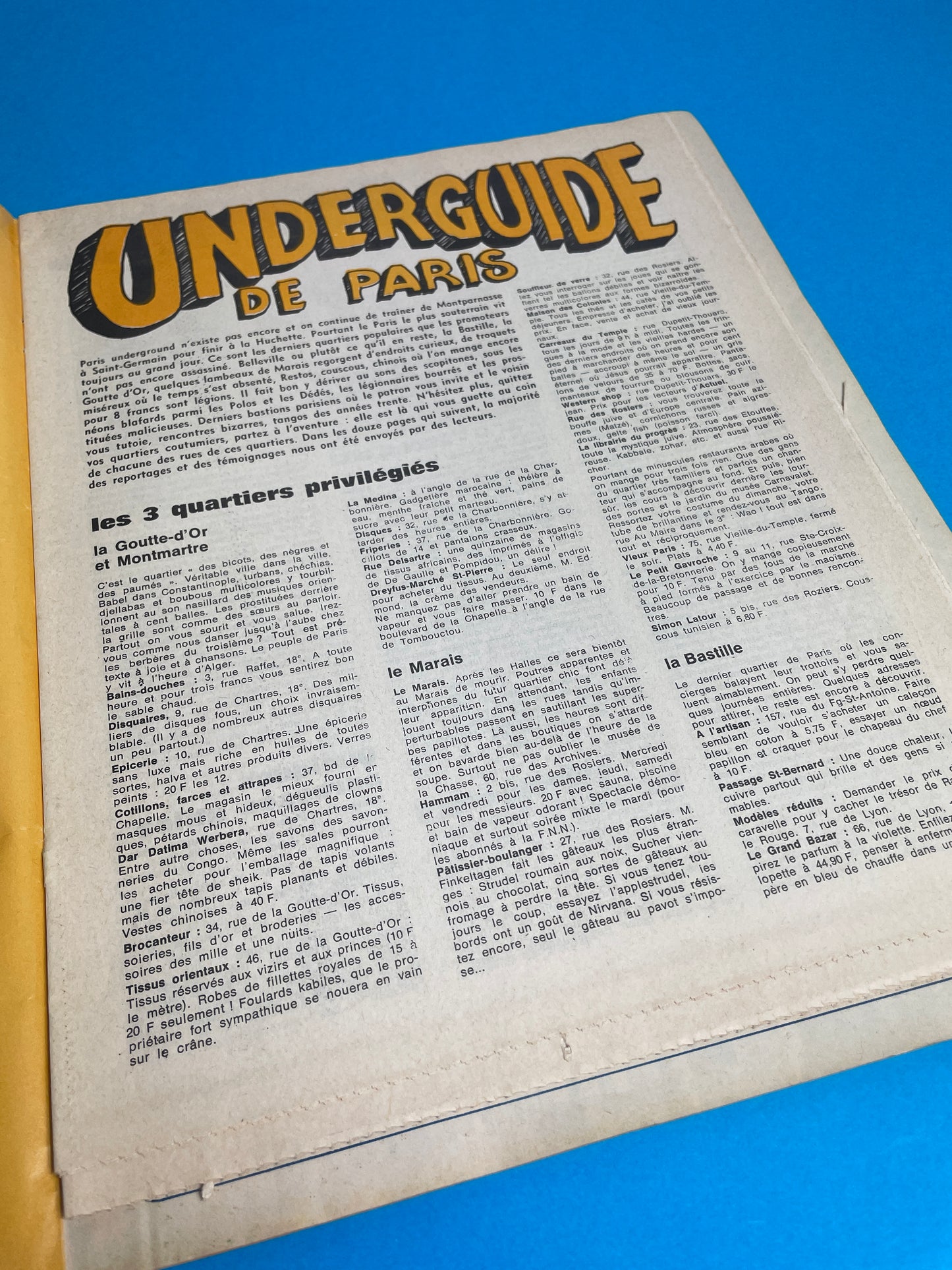 Magazine Actuel Mars 1973