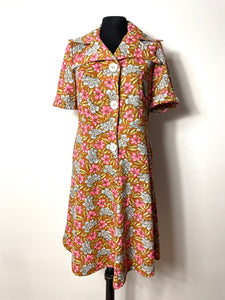 Robe 70's à fleurs