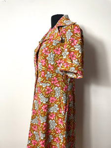 Robe 70's à fleurs